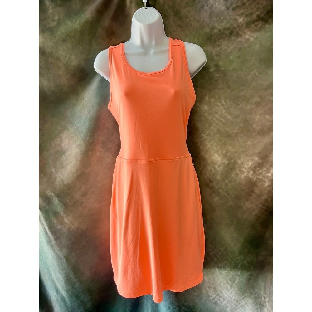Columbia Sportswear Company Women's Orange Athletic Tennis Skirt Dress Size Med